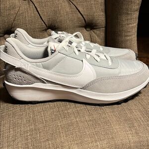 Nike Waffle Debut Gray Fog/white Sneakers men's 8.5 women's 10 NWT